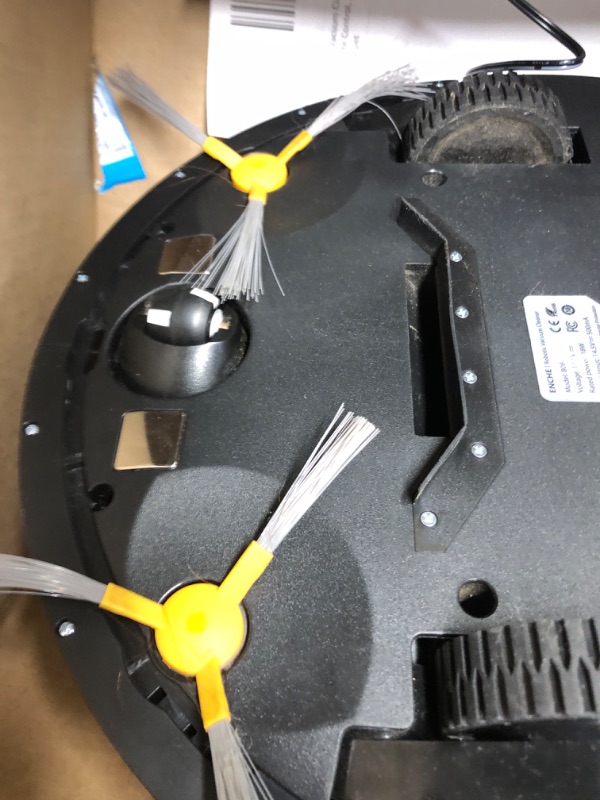 Photo 1 of (MISSING REMOTE) ENCHE Upgraded Robot Vacuum Cleaner with 3500Pa Power Suction, Robot Vacuum 550ML Large Dust,Remote Control, Automatic Self Charging Robotic Vacuum