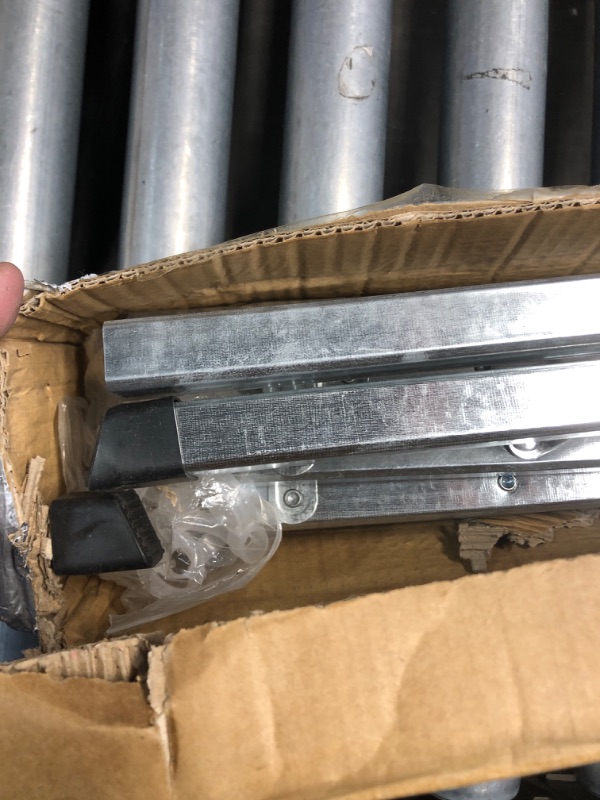 Photo 1 of (damaged)(sold for parts) GUNQIUBA Clothes Drying Racks, Heavy Duty Stainless Steel Clothes Standing Drying Pole with 20 Windproof Hooks 