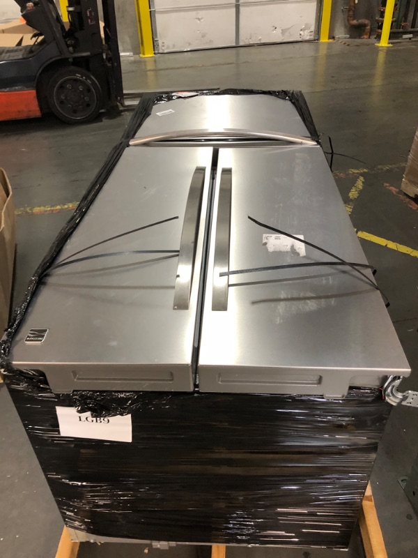 Photo 1 of ***  TRUCK/TRAILER PICKUP ONLY***KoolMore KM-RERFDSS-18C 30-Inch and 18.5 cu. ft. Counter Depth French Refrigerator with Three Doors and Deep Freezer in Stainless-Steel, Silver