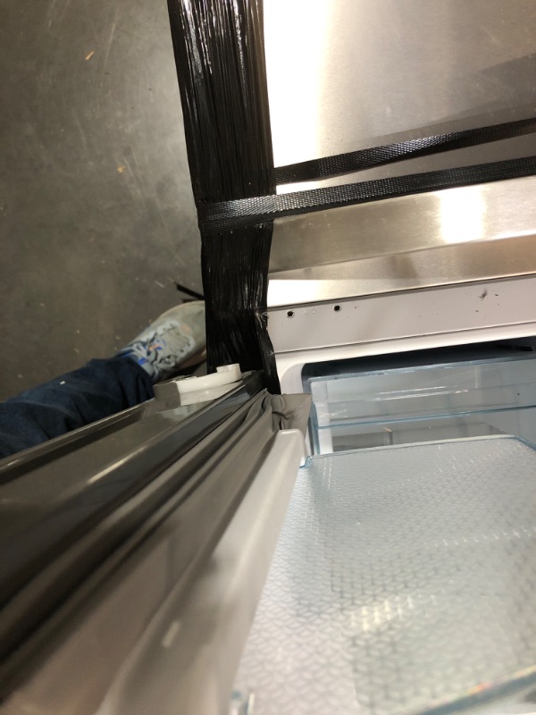 Photo 1 of ***  TRUCK/TRAILER PICKUP ONLY***KoolMore KM-RERFDSS-18C 30-Inch and 18.5 cu. ft. Counter Depth French Refrigerator with Three Doors and Deep Freezer in Stainless-Steel, Silver