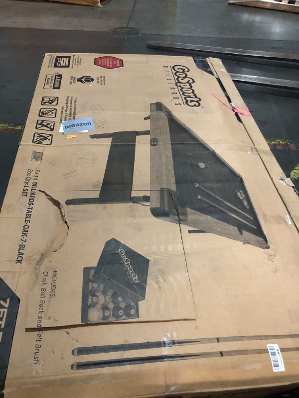 Photo 1 of ***  TRUCK/TRAILER PICKUP ONLY***GoSports 7 ft Portable Pool Table - No Assembly Required Folding Billiard Table in Oak