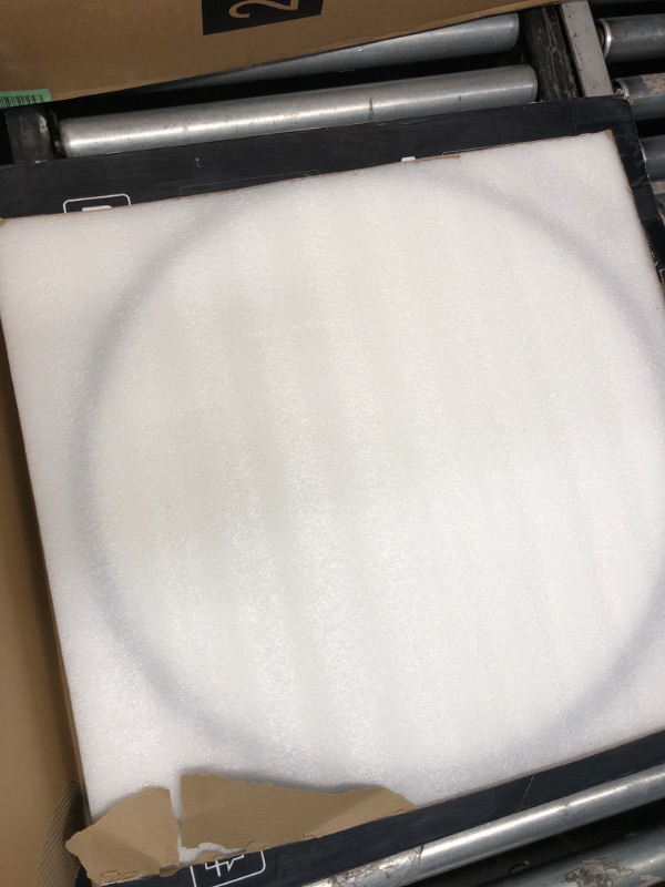Photo 1 of (used)MOONSEA 56W Dimmable LED Flush Mount Ceiling Light, 24 Inch Large Modern Round Ceiling Light with Remote Control