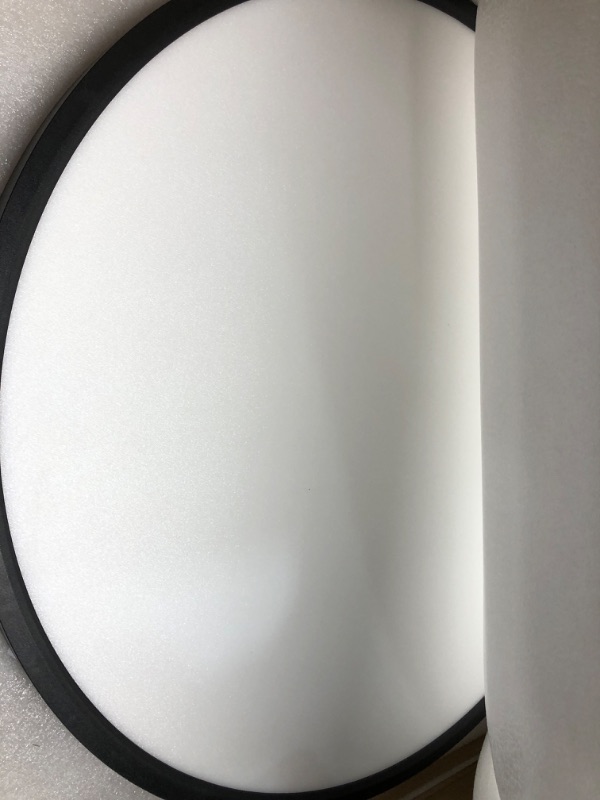 Photo 1 of (used)MOONSEA 56W Dimmable LED Flush Mount Ceiling Light, 24 Inch Large Modern Round Ceiling Light with Remote Control