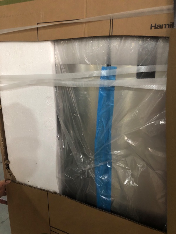 Photo 1 of ***- TRUCK/TRAILER PICKUP ONLY*** Hamilton Beach HBFR1504 Full Size Counter Depth Refrigerator with Two Freezer Drawers, 17.9 cu ft, Stainless