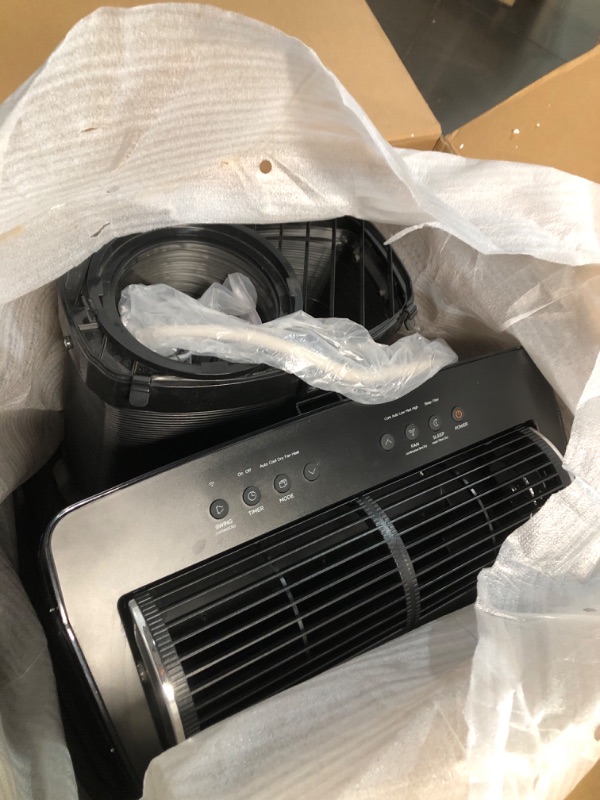 Photo 1 of (parts only) (broken compressor) (Midea Duo 14,000 BTU (12,000 BTU SACC) High Efficiency Inverter Ultra Quiet Portable Air Conditioner, with Heat up to 550 Sq. Ft., Works with Alexa/Google Assistant, with Remote Control & Window Kit