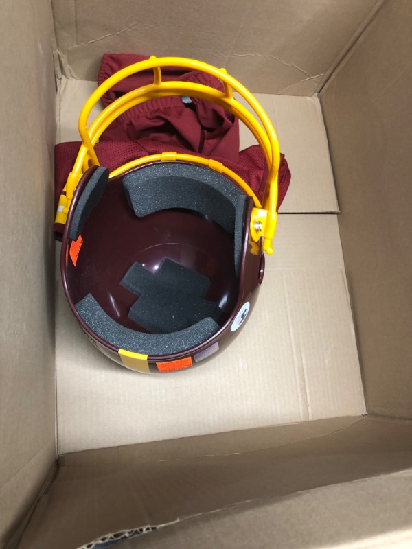 Photo 1 of ***INCOMPLETE - HELMET, PANTS, AND JERSEY ONLY - SEE PICTURES***
Franklin Sports unisex teen NFL Youth Deluxe Uniform Set, Maroon, Medium US