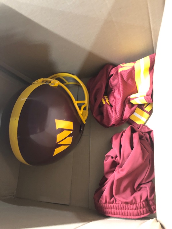 Photo 1 of ***INCOMPLETE - HELMET, PANTS, AND JERSEY ONLY - SEE PICTURES***
Franklin Sports unisex teen NFL Youth Deluxe Uniform Set, Maroon, Medium US