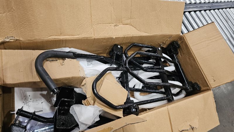 Photo 1 of ***PARTS ONLY***PINGDIR 2" Hitch Mount Bike Rack, 2 Bike Folding Tiltable Platform Style Carrier 150lbs for Standard, Fat Tire, and Electric Bicycles with Hitch stabilizer,Trailer Hitch Lock, 2 Ratchet Straps
