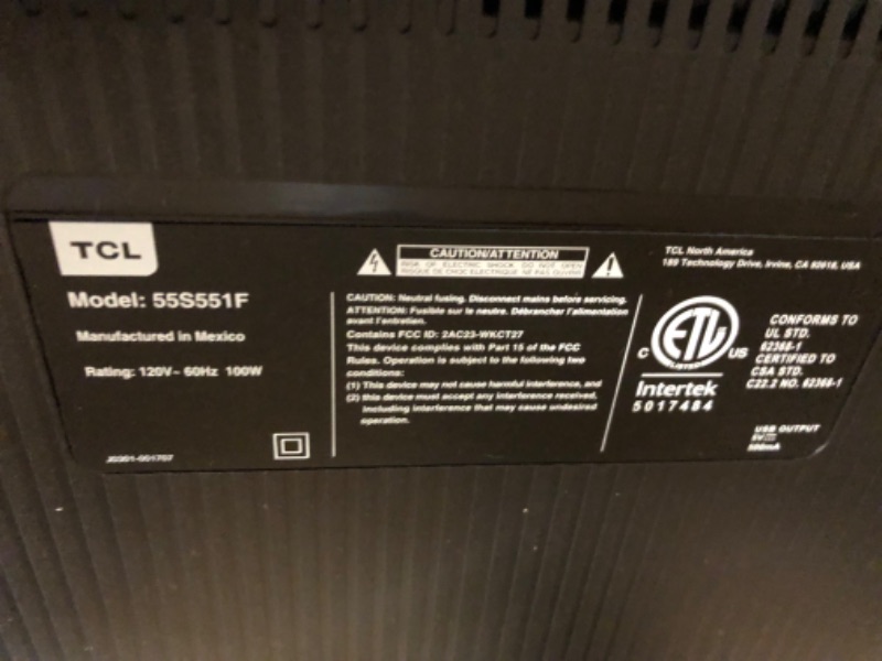 Photo 1 of TCL 55-Inch Class S5 UHD 4K LED Smart TV with Fire TV (55S551F, 2024 Model), Dolby Vision, HDR PRO+, Dolby Atmos, Alexa Built-in with Voice Remote, Apple AirPlay 2 Compatibility, Streaming Television