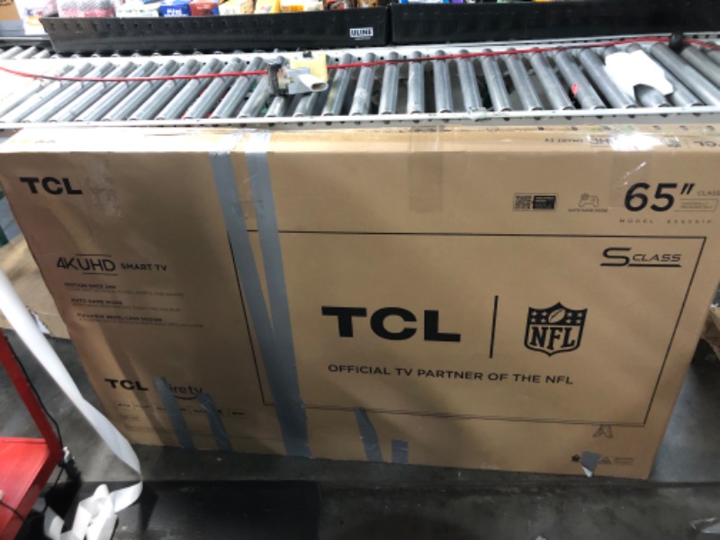 Photo 1 of TCL 65-Inch Class S5 UHD 4K LED Smart TV with Fire TV (65S551F, 2024 Model), Dolby Vision, HDR PRO+, Dolby Atmos, Alexa Built-in with Voice Remote, Apple AirPlay 2 Compatibility, Streaming Television