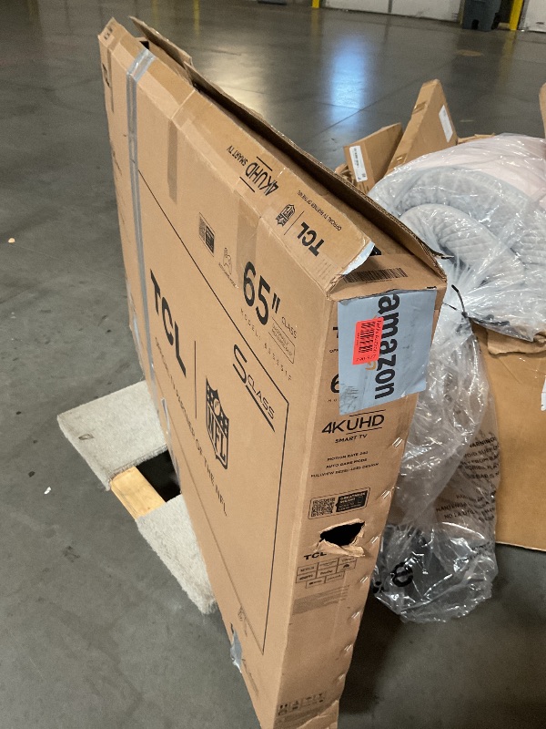 Photo 1 of TCL 65-Inch Class S5 UHD 4K LED Smart TV with Fire TV (65S551F, 2024 Model), Dolby Vision, HDR PRO+, Dolby Atmos, Alexa Built-in with Voice Remote, Apple AirPlay 2 Compatibility, Streaming Television