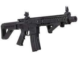 Photo 1 of ***(MAJOR DAMAGE/ SEE NOTES)***
panther arms DPMS SBR Full-Auto w/ 2 magazines 0.177 Cal Airgun, Black 