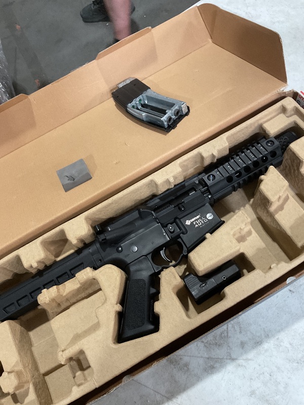 Photo 1 of (Used)(see images)Crosman A4 Pistol (Black) CO2 Powered, Full Auto BB Air Pistol