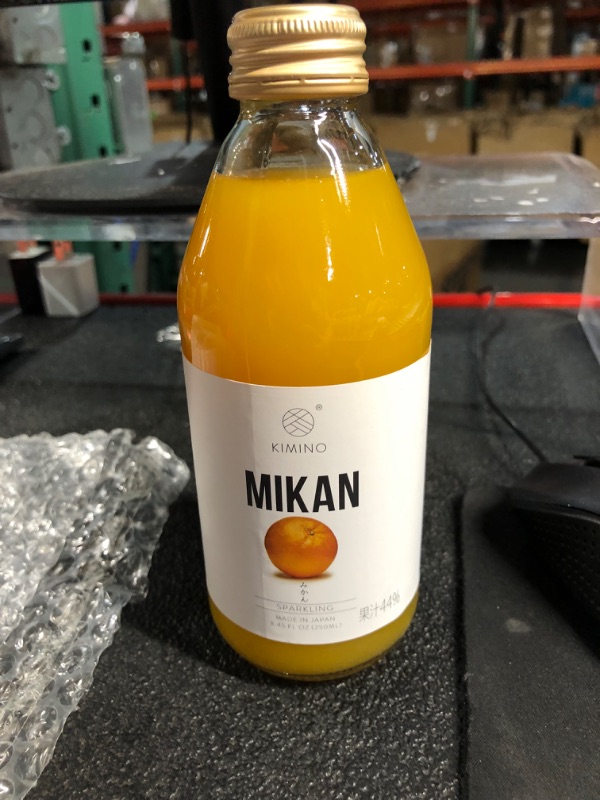 Photo 1 of ***(EXP: 7/31/25)NONREFUNDABLE***  4 PACK- KIMINO DRINKS Sparkling Mikan Juice, 8.45 Fl Oz