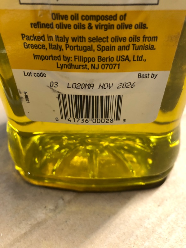 Photo 1 of ***(EXP: 22/2026)NONREFUNDABLE*** Filippo Berio Olive Oil