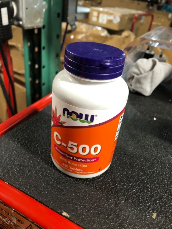 Photo 1 of ***(EXP:11/2027 )NONREFUNDABLE***NOW Foods Supplements, Vitamin C-500 with Rose Hips, Antioxidant Protection*, 250 Tablets