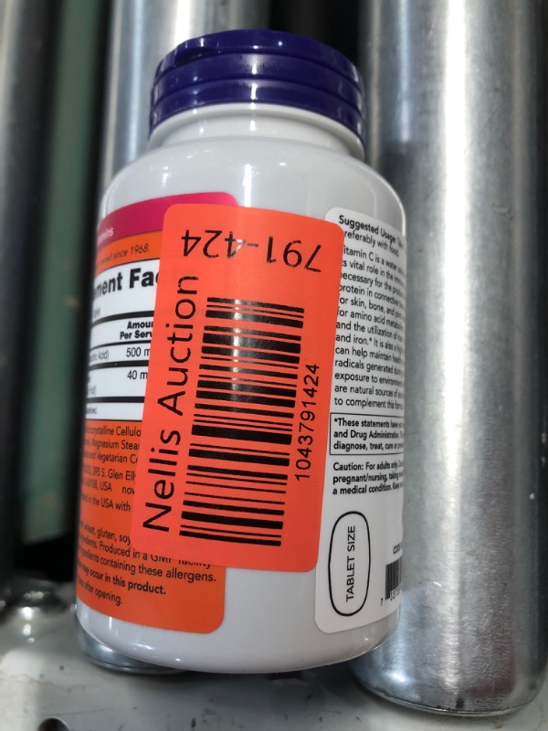 Photo 1 of ***(EXP: 11/2027NONREFUNDABLE***NOW Foods Supplements, Vitamin C-500 with Rose Hips, Antioxidant Protection*, 250 Tablets