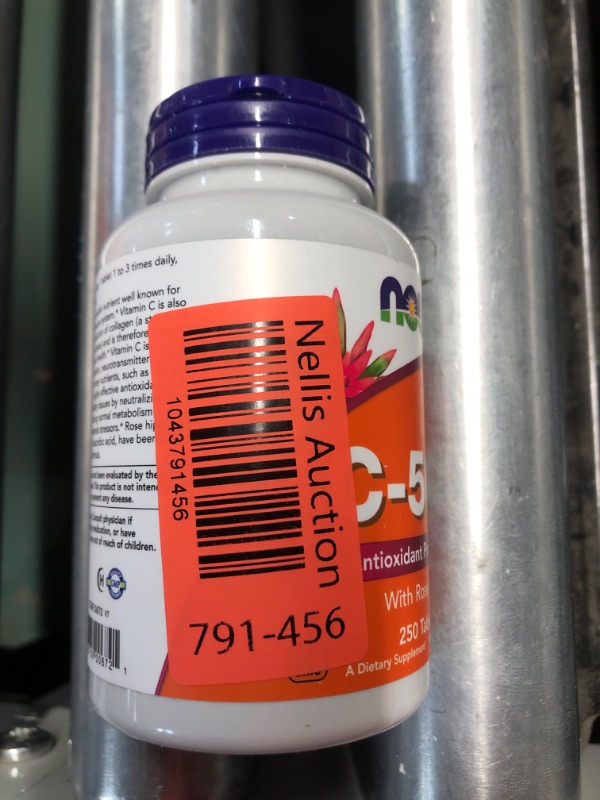 Photo 1 of ***(EXP:11/2027 )NONREFUNDABLE***NOW Foods Supplements, Vitamin C-500 with Rose Hips, Antioxidant Protection*, 250 Tablets