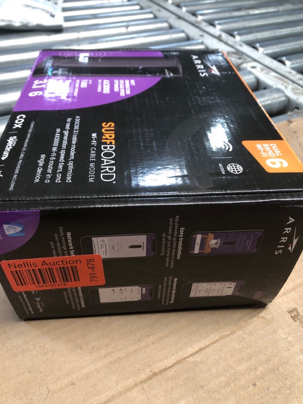 Photo 1 of (used)ARRIS (G20) - Cable Modem Router Combo - Fast DOCSIS 3.1 Multi-Gigabit WiFi 6 (AX3000), Approved for Comcast Xfinity, Cox, Spectrum & More, 1.0 Gbps Max Speeds, Next-Generation Upload Optimized