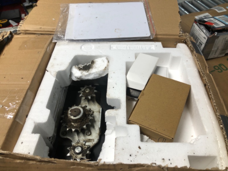 Photo 1 of GATEXPERT Sliding Automatic Gate Opener Kit Driveway Security Door Operator Hardware Kit with Two Remotes and Infrared Photocell Sensor for Slide Gates up to 40 feet Long (for Gates up to 2200lbs)