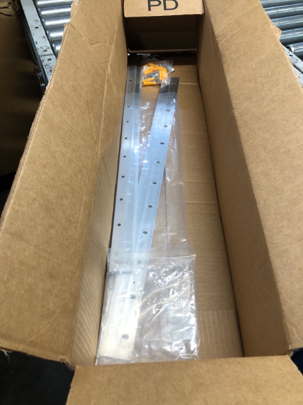 Photo 1 of (FAIR) 24 Inch French Cleat Hanger, Aluminum French Cleat, Mirror Hanging Hardware, French Cleat Heavy Duty for Panel, Whiteboard, Cabinet, Shelf, Headboard, Art (1 Pair, Support 160lbs)