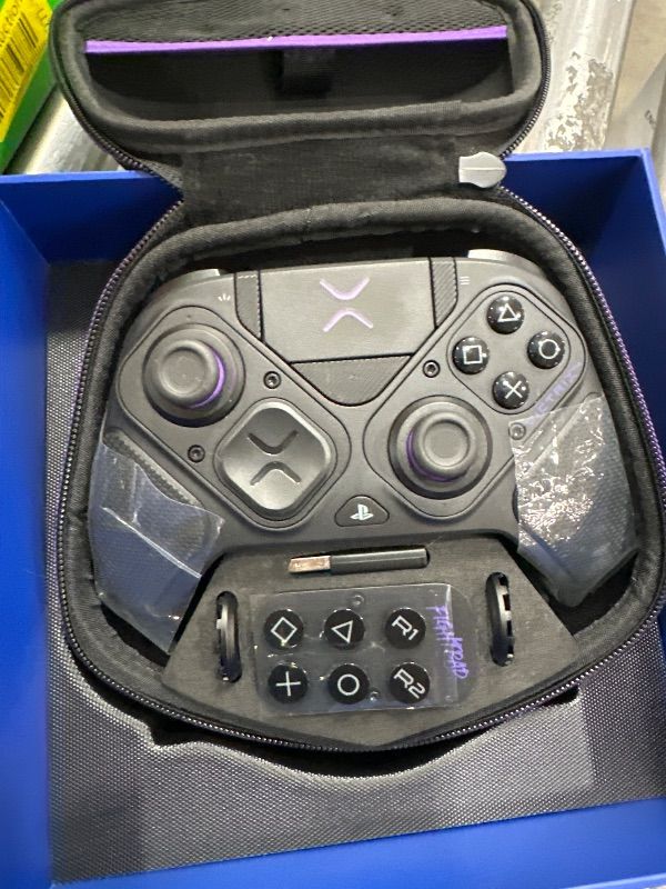 Photo 1 of PDP Victrix Pro BFG Wireless Gaming Controller for Playstation 5 / PS5, PS4, PC, Modular Esports Gamepad, Remappable Buttons, Customizable Triggers/Paddles/D-Pad/Fightpad, PC App, Black