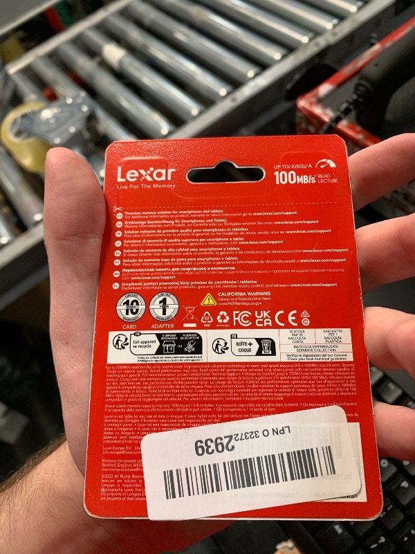 Photo 1 of ***FACTORY SEALED*** Lexar E-Series 128GB Micro SD Card 3 Pack, microSDXC UHS-I Flash Memory Card with Adapter, 100MB/s, C10, U3, A1, V30, Full HD, 4K UHD, High Speed TF Card