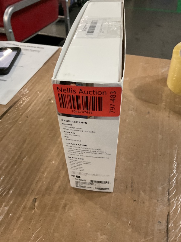 Photo 1 of Brilliant Smart Home Control (Plug-In Panel) — Alexa Built-In & Compatible with Ring, Sonos, Hue, Google Nest, Wemo, SmartThings, Apple HomeKit — In-Wall Touchscreen Control for Lights, Music, & More