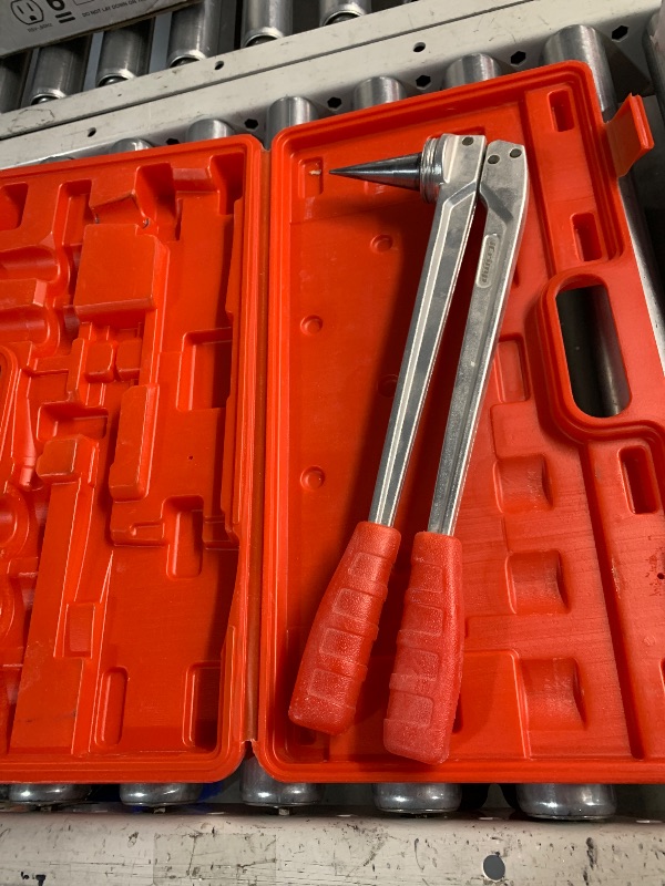 Photo 1 of ***(MISSING ATTACHMENTS)***
iCrimp PEX Expander Tool with 1/2",3/4",1" Expansion Heads for Uponor ProPex Expansion Sleeves, Meets ASTM F1960 Standard