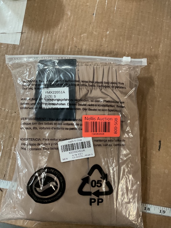 Photo 1 of (SMALL) (BAGGED) (USED/FAIR) Men's Rain Pants, Waterproof Rain Over Pants Lightweight Packable Windproof Hiking Pants Outdoor Golf Work Khaki
