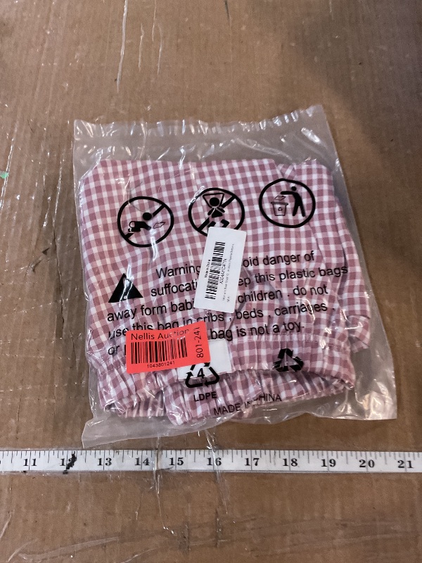 Photo 1 of Women's Boxer Short Y2K Cute Elastic Low Waist Plaid Print Lounge Shorts Button Gingham Micro Pajama Bottoms
