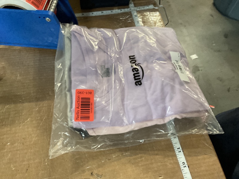 Photo 1 of Amazon Essentials Girls' Short-Sleeve T-Shirts, Pack of 4, Black Unicorn/Grey Text Print/Light Pink/Lilac, X-Large
