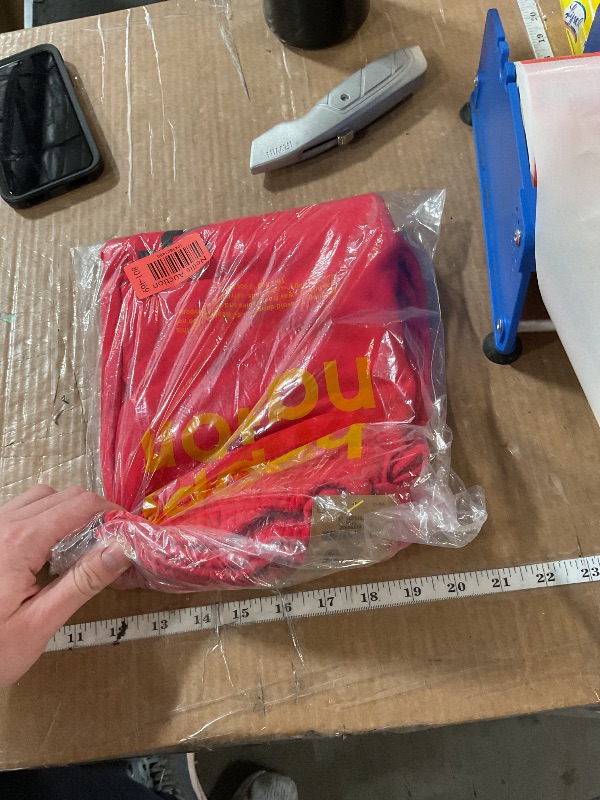 Photo 1 of Happy Nation Girls Jogger Fleece Sweatpants, Red Lolli medium