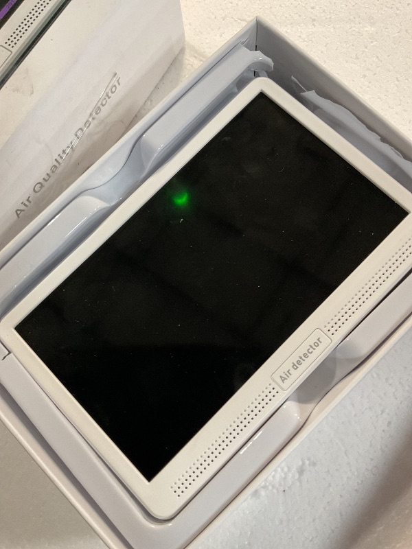 Photo 1 of 16 in 1 Air Quality Monitor Indoor 7" Display 9 AQI+7 AQI Alerts Air Quality Meter for CO2, TVOC, PM2.5 PM1.0 PM10, HCHO