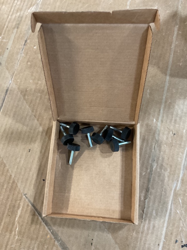Photo 1 of (Pack of 8) Furniture Leveling Feet 3/16" x 25/32" (M5 x 20 mm), Adjustable Round Legs 25/32" (20 mm) Diameter, 3/16" (M5) Thread Leveler Foot