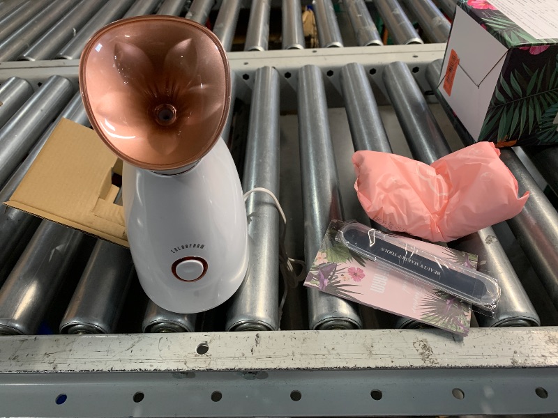 Photo 1 of ***(MISSING SOME ACCESSORIES)***
Colorfarm Facial Steamer Nano Ionic: Face Steamer Deep Cleaning Unclogs Pores - Humidifier Hot Mist Home Sauna Spa for Women Men Sinuses Moisturizing