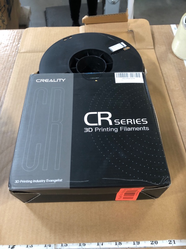 Photo 1 of Creality PETG Filament 1.75, 3D Printer Filament, Excellent Toughness High Precision, Odorless Non-Toxic Moistureproof, 1kg(2.2lbs) Glossy 3D Printing Filament for 3D Printer (Black)