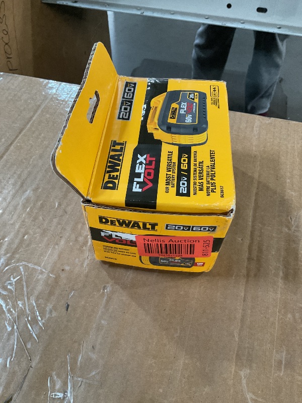 Photo 1 of DEWALT FLEXVOLT 20V/60V MAX* Battery, 12.0-Ah (DCB612)