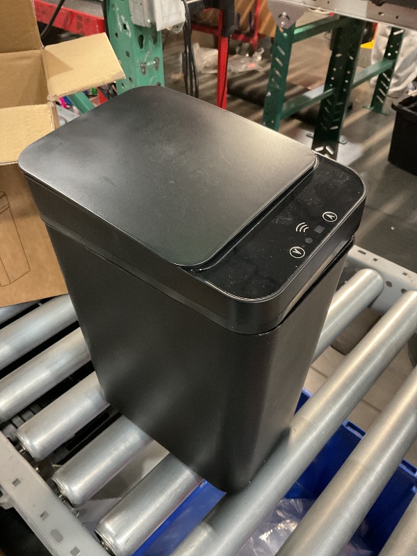 Photo 1 of (Broken)(sold for parts) Anborry Bathroom Touchless Trash Can 2.2 Gallon Smart Automatic Motion Sensor Rubbish Can with Lid Electric Narrow 