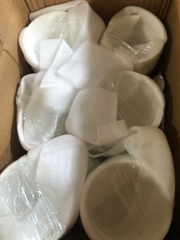 Photo 1 of (MISSING TWO) AntoKueh White ceramic coffee mugs, 16OZ porcelain mugs, Set of 6 with handle for hot cocoa, tea, milk, Cappuccino,Bone China