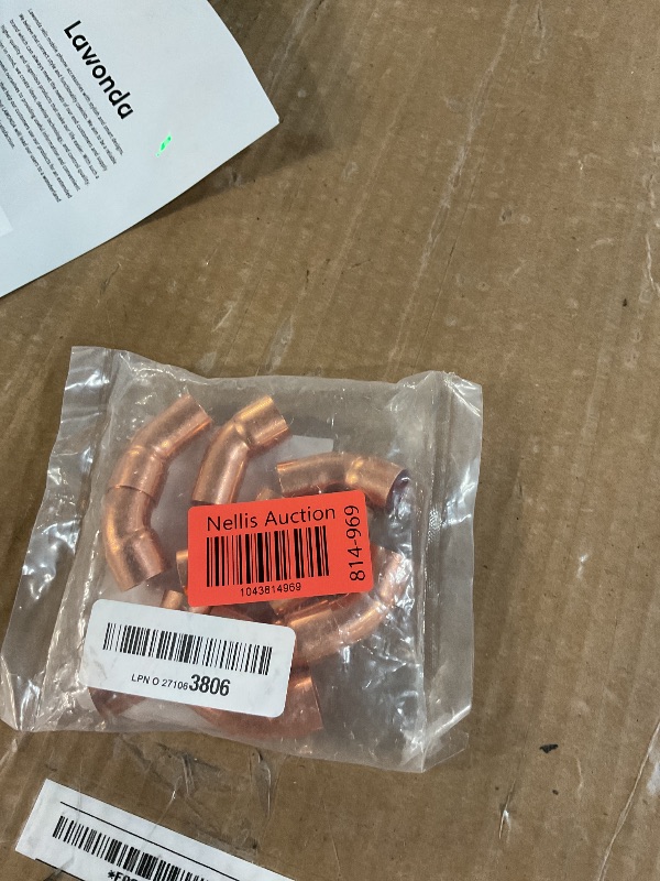 Photo 1 of (10-Pack) EZ-FLUID Plumbing 1/2" FTG X C Street 45 Degree Elbow LF Short Turn Wrot Pressure Copper Fitting With Sweat Solder Pipe Connection for Residential, Commercial