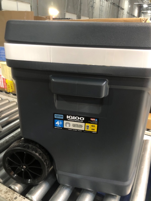 Photo 1 of (broken handle) igloo cooler gray 60qt 4 days