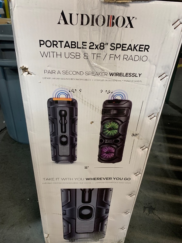 Photo 1 of (parts only)
audio box wave sync portable party speaker