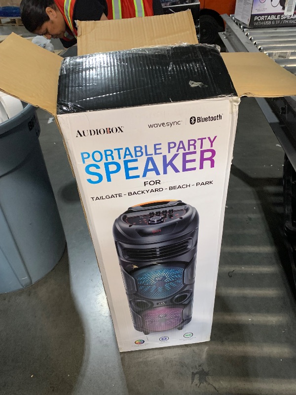 Photo 1 of (parts only)
audio box wave sync portable party speaker
