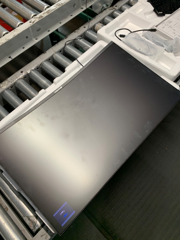 Photo 1 of ***USED - POWERS ON - UNABLE TO TEST FURTHER - SEE PICTURES***
SANSUI Curved Monitor 27 inch 100Hz USB Type-C Computer Monitor with Speakers Built in?FHD 1080p?HDR?110% sRGB?1500R?VESA Compatible,for Tablet,Desktop,Laptop and PC Work Gaming (ES-27C1)