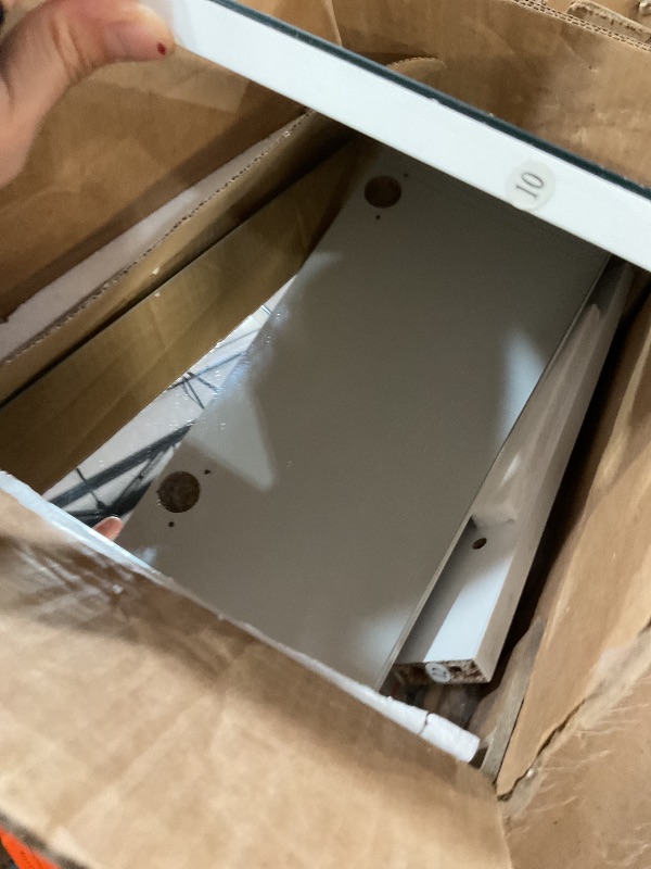 Photo 1 of **MISSING PARTS**MAHANCRIS Bathroom Wall Cabinet with Mirror, Wall Mounted Medicine Cabinets with 2 Door 
