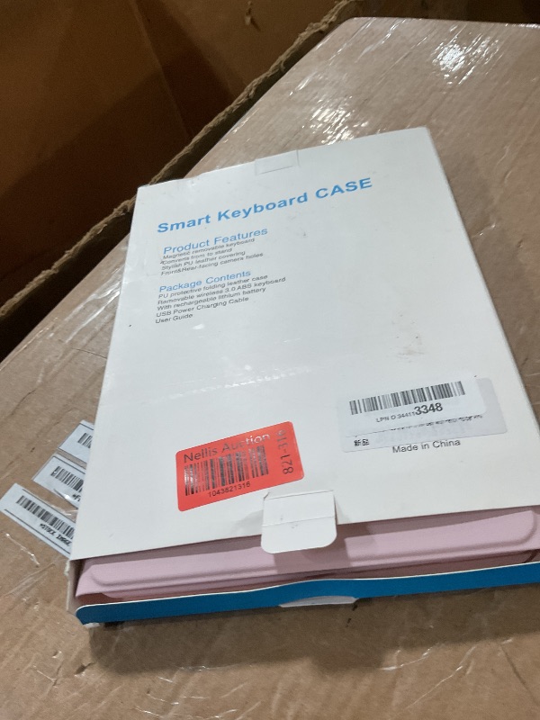 Photo 1 of Keyboard Case for iPad 9/8/7th Gen 10.2’’,Case with Keyboard ipad 10.2 inch,Keyboard for iPad 9th Gen,Detachable Bluetooth Keyboard for iPad 10.2 ,iPad keyboard Case 9th Gen with Pencil Holder,Pink