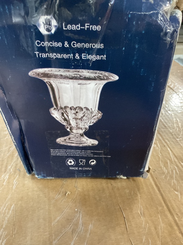 Photo 1 of ***(USED)***
Kaitnax 9" Silver Ceramic Vase Flower Vase Crinkle Paper Bag Shape Ceramic Vase Art Decorative Flower Vase for Wedding, Dinning, Bookshelf, Home Decoration or Gift