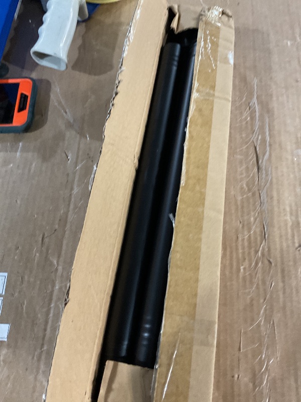 Photo 1 of GXOACKJ Black Shower Curtain Rods - 31-80 Inch Spring Tension Shower Rods for Bathroom, Adjustable, No Drilling, No Rust, Stainless Steel