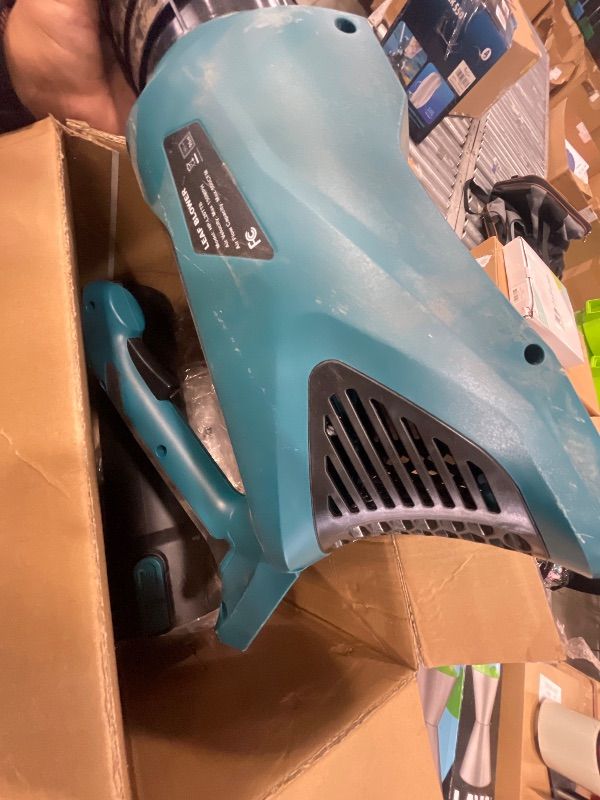 Photo 1 of HEINPRO Cordless Leaf Blower Up to 500CFM Compatible with Makita 18V Battery (No Battery), Electric Leaf Blower Cordless with 5 Speed Modes, Handheld Battery Powered Leaf Blowers for Lawn Care